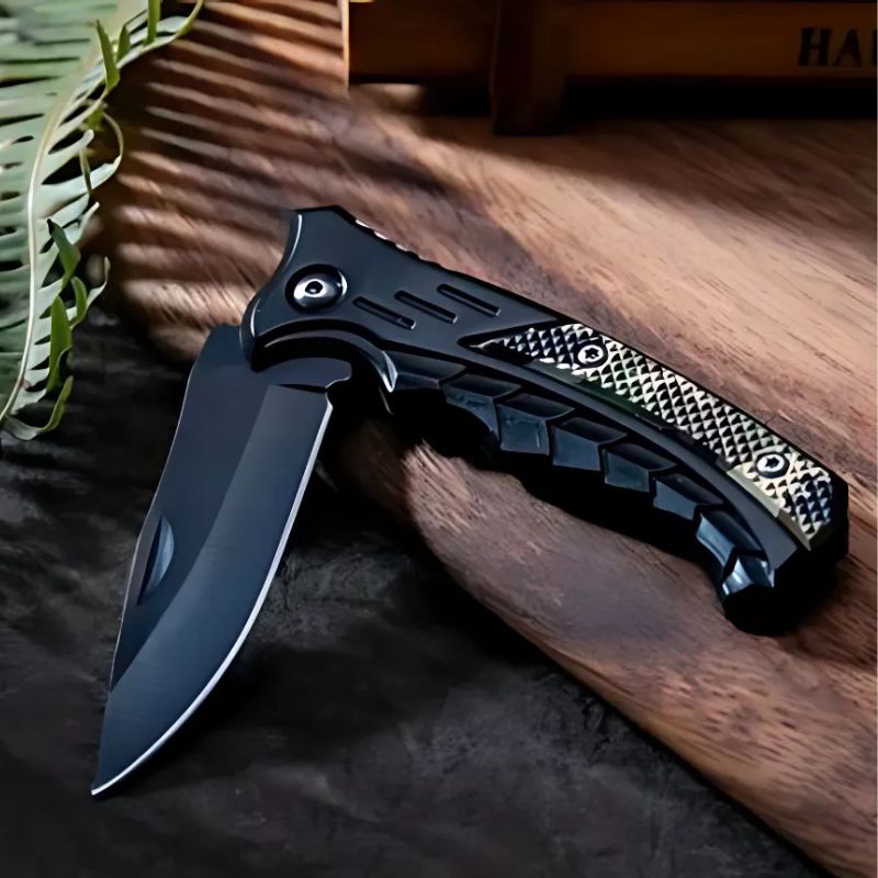 Sport si Outdoor - Camping - Cutite, bricege si accesorii - Cutite si bricege - Cutit de vanatoare Briceag cu lama din otel inoxidabil - Infinity.ro