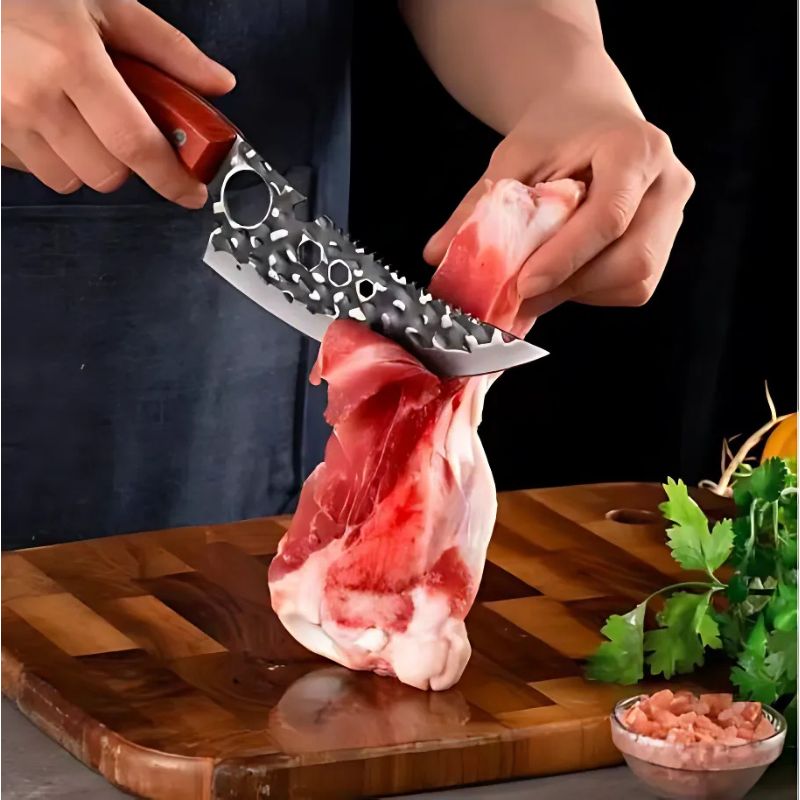 Sport si Outdoor - Camping - Cutite, bricege si accesorii - Cutite si bricege - Cutit de vanatoare in stil japonez, lama 14 cm, otel inoxidabil, maner lemn - Infinity.ro