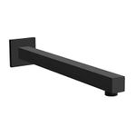 Casa si Gradina - Sanitare - Cazi si cabine de dus - Coloane si seturi de dus - Brat Para de Dus Superior Fix, 40 cm, Negru Mat - Infinity.ro