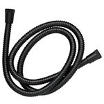 Casa si Gradina - Sanitare - Cazi si cabine de dus - Coloane si seturi de dus - Furtun pentru Para de Dus, 150 cm, Flexibil, Metalic, Negru Mat - Infinity.ro