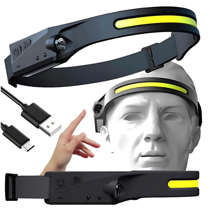 Sport si Outdoor - Camping - Articole solare camping - Lampi si lanterne camping - Lampa frontala cu senzori de miscare - Infinity.ro