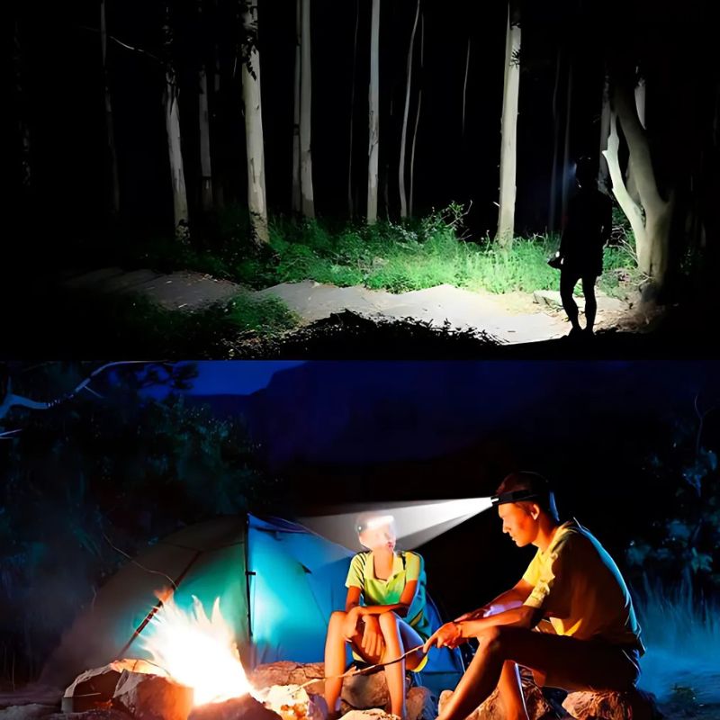 Sport si Outdoor - Camping - Articole solare camping - Lampi si lanterne camping - Lampa frontala cu senzori de miscare - Infinity.ro