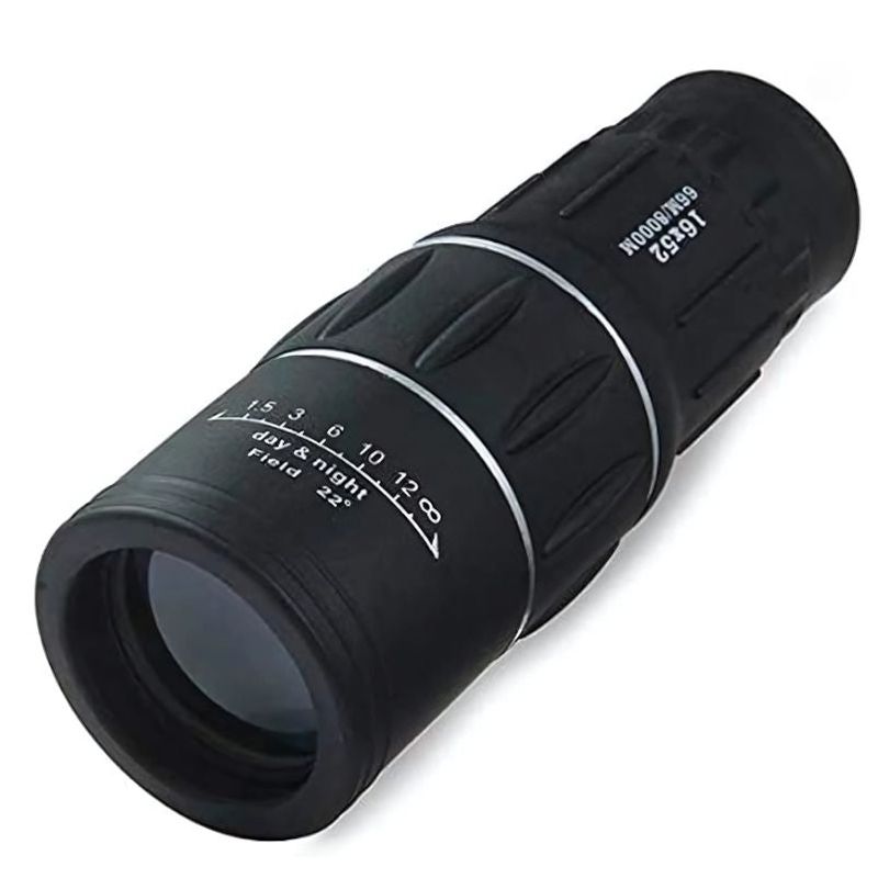 TV, Audio-Video si Foto - Optica, astronomie si metrologie - Optica si astronomie - Binocluri & lunete - Luneta De Camping Si Vanatoare, Monocular, 16x52, Negru, Husa Inclusa - Infinity.ro
