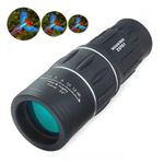 TV, Audio-Video si Foto - Optica, astronomie si metrologie - Optica si astronomie - Binocluri & lunete - Luneta De Camping Si Vanatoare, Monocular, 16x52, Negru, Husa Inclusa - Infinity.ro