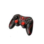 PC, gaming si accesorii - Gaming - Accesorii gaming - Controlere, Volane si Casti gaming - Controler Wireless X3, Bluetooth, Compatibil iOS/Android/Windows, Baterie Reincarcabila, Negru/Rosu - Infinity.ro