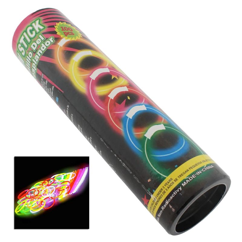 Casa si Gradina - Decoratiuni - Decoratiuni petrecere - Accesorii pentru petrecere - Set bratari fosforescente pentru petrecere, 100 bucati - Infinity.ro