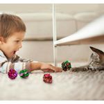 Fashion, accesorii si bijuterii - Copii - Imbracaminte copii - Treninguri si compleuri copii - Jucarie interactiva pisici, 48 ghemotoci sclipitori pentru orice animal de companie - Infinity.ro