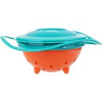 Casa si Gradina - Bucatarie si vesela - Vesela si tacamuri - Farfurii si boluri - Bol rotativ 360° cu protectie anti-varsare pentru copii si bebelusi, albastru - Infinity.ro