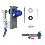 Casa si Gradina - Constructii - Scule de mana si unelte - Seturi scule - Sablon de Gaurire Pentru Balamale de 35mm, Adsinio, Dispozitiv de Fixare, Ghid de Gaurire, Aliaj de Aluminiu - Infinity.ro