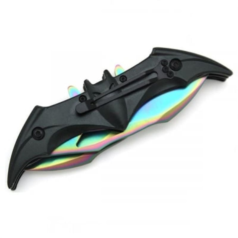 Sport si Outdoor - Camping - Cutite, bricege si accesorii - Cutite si bricege - Set doua bricege cu doua taisuri, DEPOX®, multicolor, 32 cm - Infinity.ro