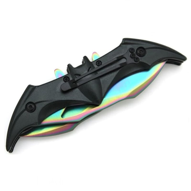 Sport si Outdoor - Camping - Cutite, bricege si accesorii - Cutite si bricege - Set doua bricege cu doua taisuri, DEPOX®, multicolor/auriu, 32 cm - Infinity.ro