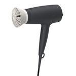 Ingrijire personala si Cosmetice - Aparate & accesorii ingrijire personala - Hair styling - Uscatoare de par - Uscator de par Philips BHD302/30, 1600W, accesoriu Thermo Protect, 3 setari de temperatura, difuzor, Negru - Infinity.ro