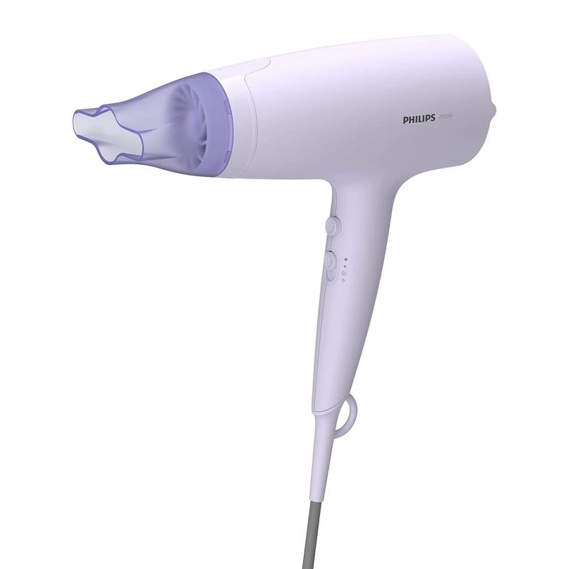 Ingrijire personala si Cosmetice - Aparate & accesorii ingrijire personala - Hair styling - Uscatoare de par - Uscator de par Philips BHD341/10, 2100W, accesoriu Thermo Protect, 3 trepte de temperatura, 2 trepte de viteza, cap de c - Infinity.ro