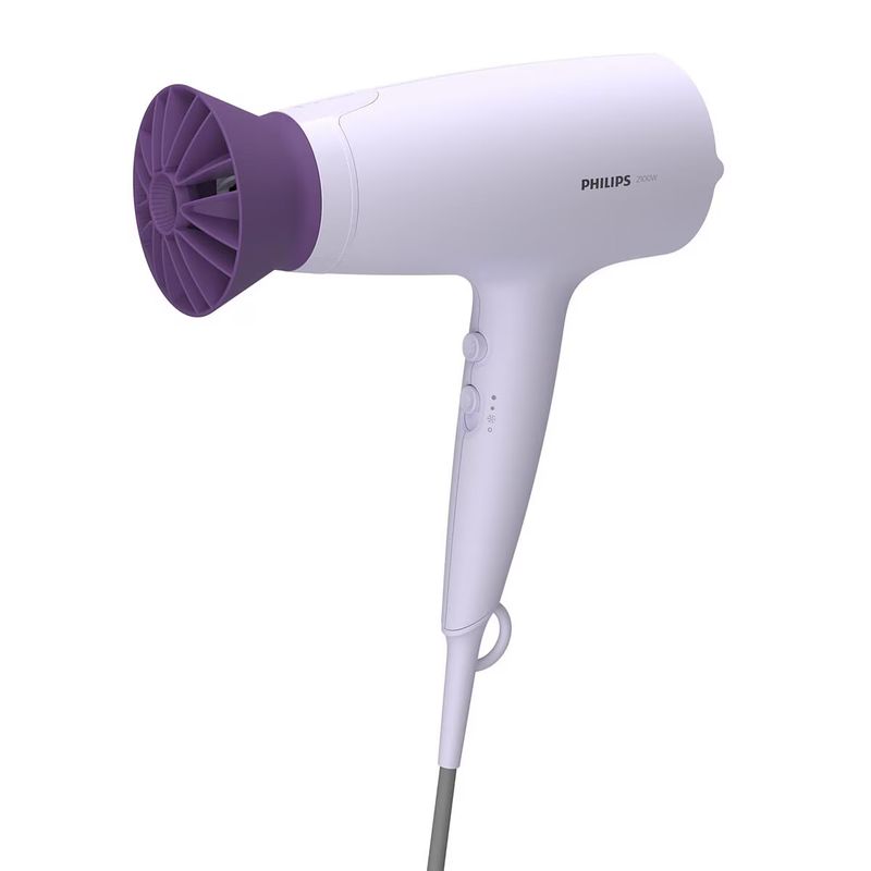 Ingrijire personala si Cosmetice - Aparate & accesorii ingrijire personala - Hair styling - Uscatoare de par - Uscator de par Philips BHD341/10, 2100W, accesoriu Thermo Protect, 3 trepte de temperatura, 2 trepte de viteza, cap de c - Infinity.ro
