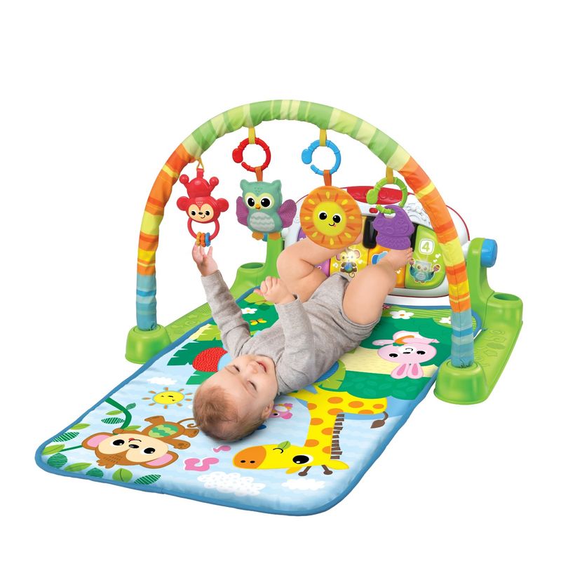 Jucarii, Copii si Bebe - Jucarii si jocuri - Jucarii bebelusi - Jucarii interactive bebelusi - Winfun centru de activitati muzical prietenii din jungla deluxe - Infinity.ro