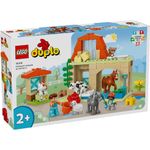 Jucarii, Copii si Bebe - Jucarii si jocuri - Seturi de constructie si cuburi - Seturi de constructie - Lego duplo ingrijirea animalelor la ferma 10416 - Infinity.ro