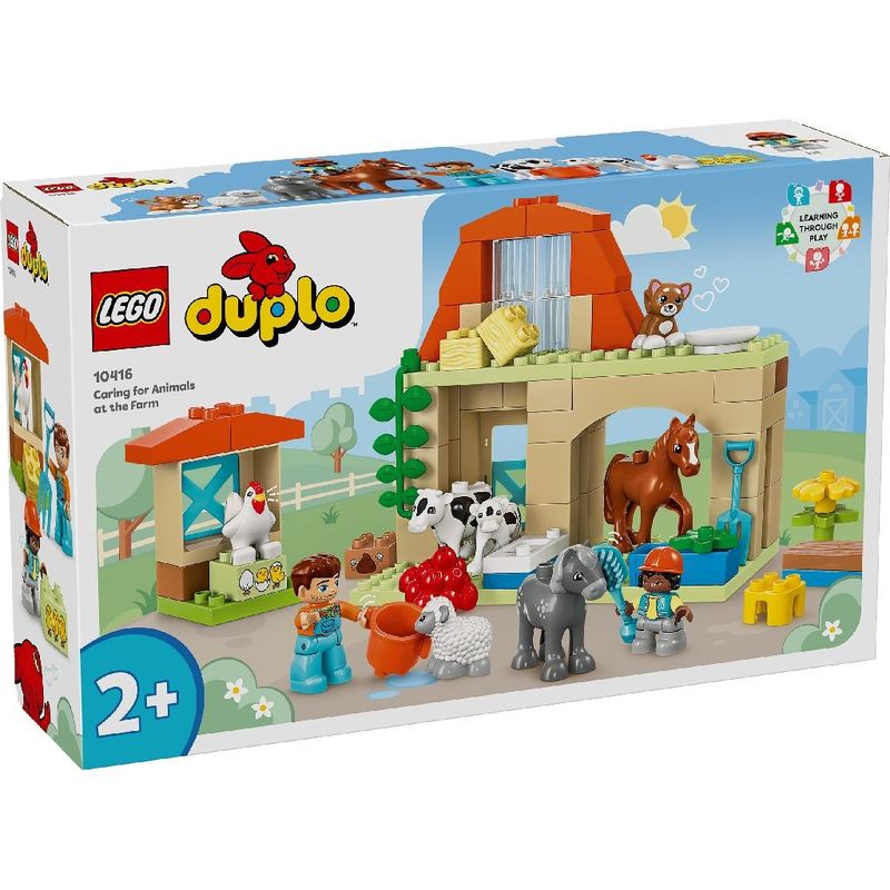 Jucarii, Copii si Bebe - Jucarii si jocuri - Seturi de constructie si cuburi - Seturi de constructie - Lego duplo ingrijirea animalelor la ferma 10416 - Infinity.ro