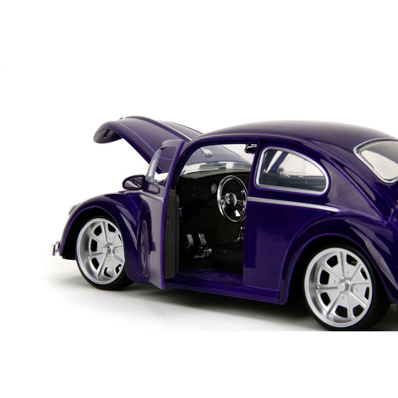Jucarii, Copii si Bebe - Jucarii si jocuri - Vehicule si jucarii cu telecomanda - Masinute - Jada wednesday set masinuta metalica volkswagen beetle 1:24 si figurina metalica wednesday 7cm - Infinity.ro