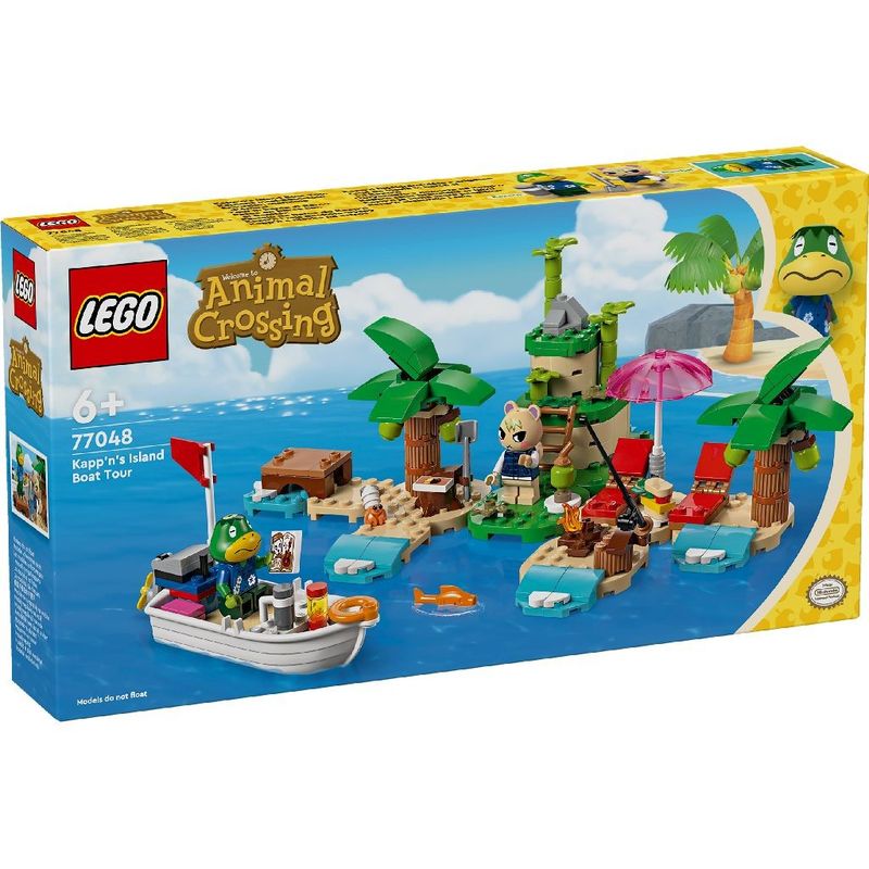 Jucarii, Copii si Bebe - Jucarii si jocuri - Seturi de constructie si cuburi - Seturi de constructie - Lego animal crossing turul insulei in barca al lui kapp n 77048 - Infinity.ro