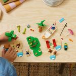 Jucarii, Copii si Bebe - Jucarii si jocuri - Seturi de constructie si cuburi - Seturi de constructie - Lego animal crossing turul insulei in barca al lui kapp n 77048 - Infinity.ro