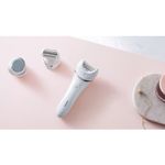Ingrijire personala si Cosmetice - Aparate & accesorii ingrijire personala - Epilatoare si accesorii - Epilatoare - Epilator umed si uscat Philips Seria 8000 BRE730/10, 7 accesorii, 32 pensete, utilizare fara fir, 2 setari viteza, opti- - Infinity.ro