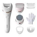 Ingrijire personala si Cosmetice - Aparate & accesorii ingrijire personala - Epilatoare si accesorii - Epilatoare - Epilator umed si uscat Philips Seria 8000 BRE730/10, 7 accesorii, 32 pensete, utilizare fara fir, 2 setari viteza, opti- - Infinity.ro