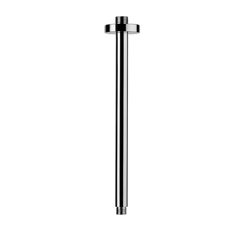 Casa si Gradina - Sanitare - Cazi si cabine de dus - Coloane si seturi de dus - Brat de dus Remer Rubinetterie Wellness 347N50, 500 mm, montaj fix, compatibil para dus patrata/rotunda, alama cromata - Infinity.ro