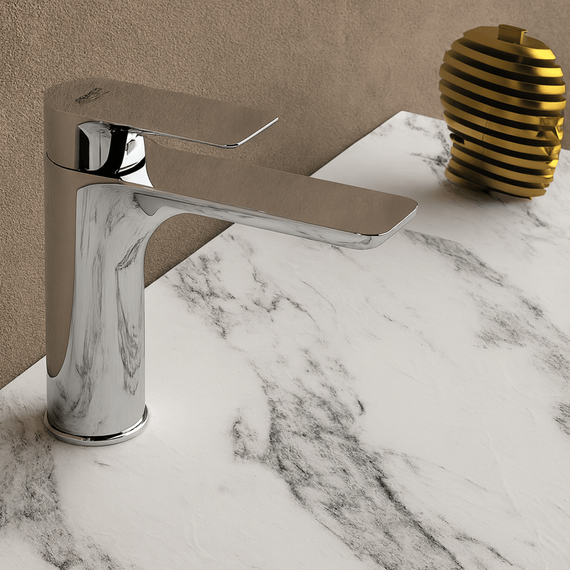 Casa si Gradina - Sanitare - Lavoar baie si accesorii - Baterii sanitare - Baterie lavoar Remer Rubinetterie Infinity I11, monocomanda, cartus ceramic, aerator, aspect minimalist, alama sanitara - Infinity.ro