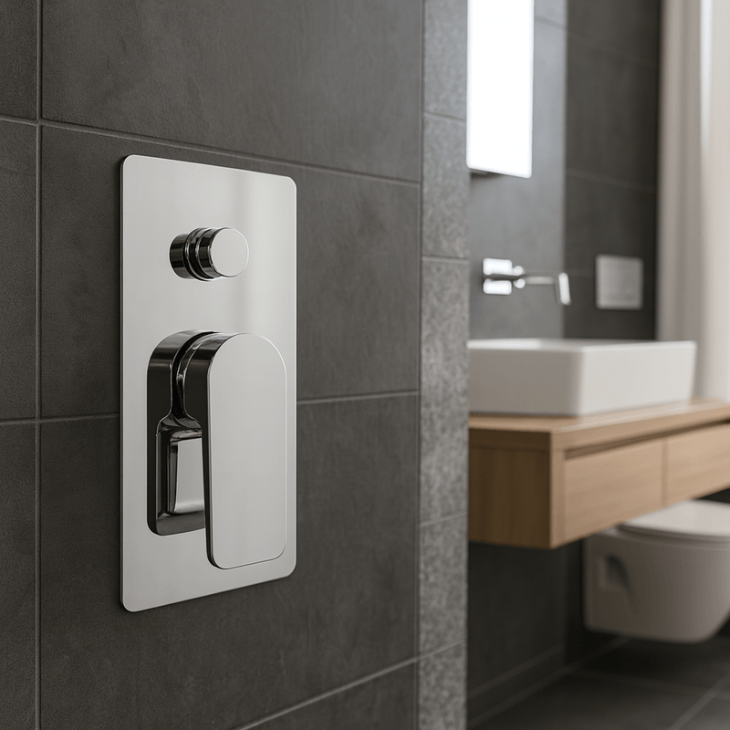 Casa si Gradina - Sanitare - Lavoar baie si accesorii - Baterii sanitare - Baterie de cada si dus Remer Rubinetterie Infinity I09, incastrata, monocomanda, cada/dus, cartus ceramic, crom, alama - Infinity.ro