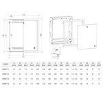 Casa si Gradina - Termice - Instalatii termice - Incalzire in pardosela - Cutie metalica incastrabila Giacomini R500Y112, 600x460x110 mm, alba - Infinity.ro