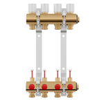Casa si Gradina - Termice - Instalatii termice - Incalzire in pardosela - Set distribuitor-colector Giacomini R553KY070, 10 circuite, suporti de montaj, debitmetre, ventile micrometrice - Infinity.ro