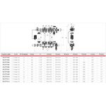 Casa si Gradina - Termice - Instalatii termice - Incalzire in pardosela - Set Distribuitor preasamblat cu debitmetre Giacomini R557FY012, 12 circuite, 180 mp, reglare termostatica - Infinity.ro