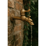 Casa si Gradina - Sanitare - Instalatii hidro - Robineti - Robinet de gradina Remer Rubinetterie 202LE, design vintage, fixare pe perete, actionare tip levier, alama - Infinity.ro