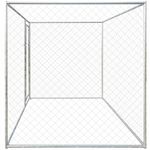 Petshop - Accesorii petshop - Culcusuri si custi - Custi interior si exterior - Keneluri pentru caini Argintiu 192 x 192 x 195 cm - Infinity.ro