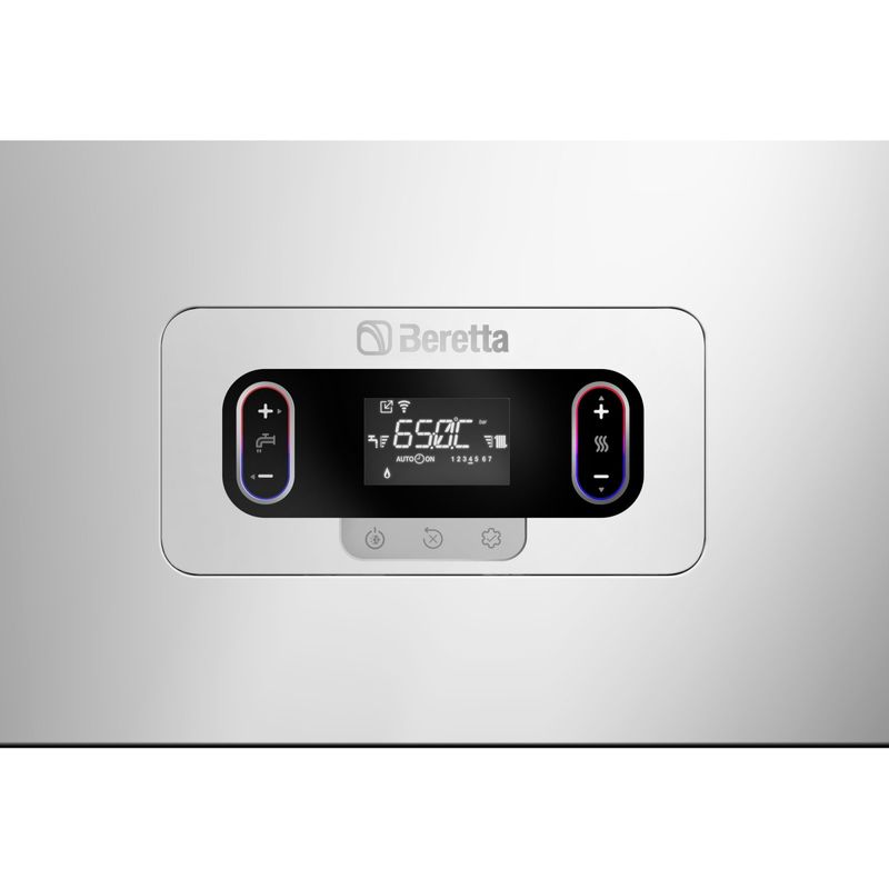 Casa si Gradina - Termice - Centrale termice si accesorii - Centrale termice - Centrala termica pe gaz in condensare, Beretta Mynute EVO X 25C, afisaj digital, IPX5D, schimbator inox+ kit evacuare - Infinity.ro