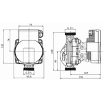 Casa si Gradina - Termice - Centrale termice si accesorii - Accesorii incalzire - Pompa de circulatie Giacomini P76WIY015 (Wilo Para), 15-130/7, inaltime pompare 7 m H2O, G 1" filet exterior, 130 mm - Infinity.ro
