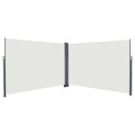 Casa si Gradina - Gradina si terasa - Umbrele si pavilioane - Umbrele - Jaluzea laterala retractabila Crem 600 x 200 cm Metal - Infinity.ro