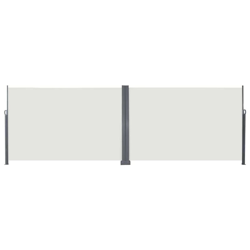Casa si Gradina - Gradina si terasa - Umbrele si pavilioane - Umbrele - Jaluzea laterala retractabila Crem 600 x 200 cm Metal - Infinity.ro