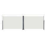 Casa si Gradina - Gradina si terasa - Umbrele si pavilioane - Umbrele - Jaluzea laterala retractabila Crem 600 x 200 cm Metal - Infinity.ro