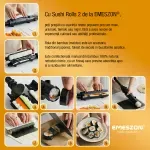 Casa si Gradina - Bucatarie si vesela - Ustensile bucatarie - Seturi ustensile de bucatarie - Set Sushi Rolls 2, EMESZON® Aparat manual de rulat Sushi cu rola bambus pentru pasionatii de bucataria Asiatica, negru - Infinity.ro