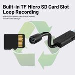Laptop, Telefoane si Tablete - Wearables si gadgeturi - Gadgeturi - Dispozitive spionaj - Mini Camera USB iUni A12, Wi-Fi, Card Micro SD 32GB, Vizualizare Live pe telefon - Infinity.ro