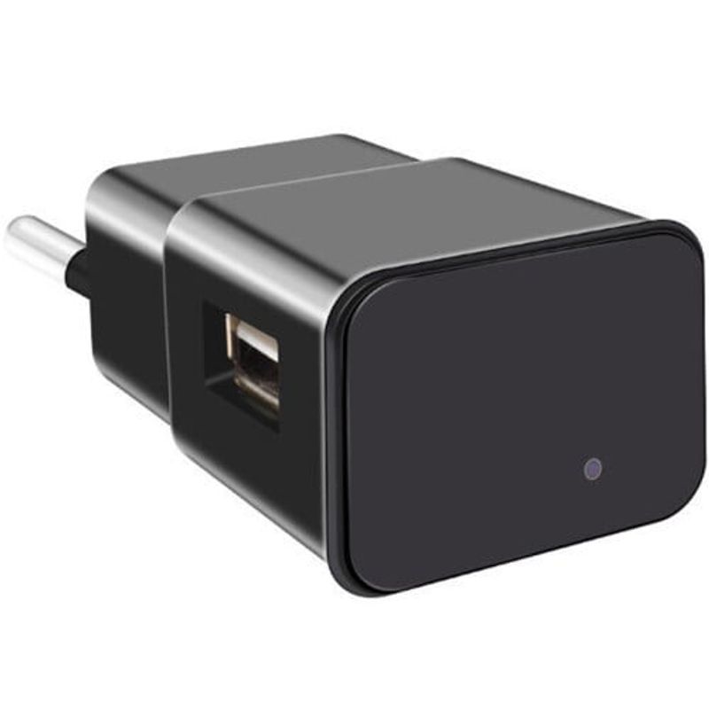 Laptop, Telefoane si Tablete - Wearables si gadgeturi - Gadgeturi - Dispozitive spionaj - Incarcator USB cu Camera Spion iUni IP1000, Vizualizare 4K, Wi-Fi, Audio-Video, P2P - Infinity.ro