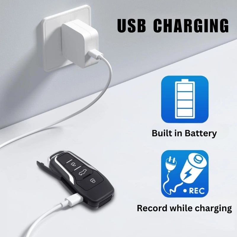 Laptop, Telefoane si Tablete - Wearables si gadgeturi - Gadgeturi - Dispozitive spionaj - Cheie Auto cu Camera Spion iUni RMS25, 16GB, Full HD, Detectare miscare, Foto, Video - Infinity.ro