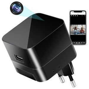 Incarcator USB cu Camera Spion iUni IP90, Wi-Fi, Full HD, Night Vision, Senzor miscare