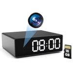 Laptop, Telefoane si Tablete - Wearables si gadgeturi - Gadgeturi - Dispozitive spionaj - Ceas de birou cu Camera Spion iUni IP33, Wi-Fi, 16GB, Full HD, 150 grade, Night Vision, Senzor de miscare, P2P - Infinity.ro