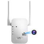 Laptop, Telefoane si Tablete - Wearables si gadgeturi - Gadgeturi - Dispozitive spionaj - Camera Spion in Amplificator Semnal Wireless iUni RP1, Wi-Fi, Full HD, Senzor de miscare - Infinity.ro