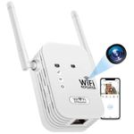 Laptop, Telefoane si Tablete - Wearables si gadgeturi - Gadgeturi - Dispozitive spionaj - Camera Spion in Amplificator Semnal Wireless iUni RP1, Wi-Fi, Full HD, Senzor de miscare - Infinity.ro