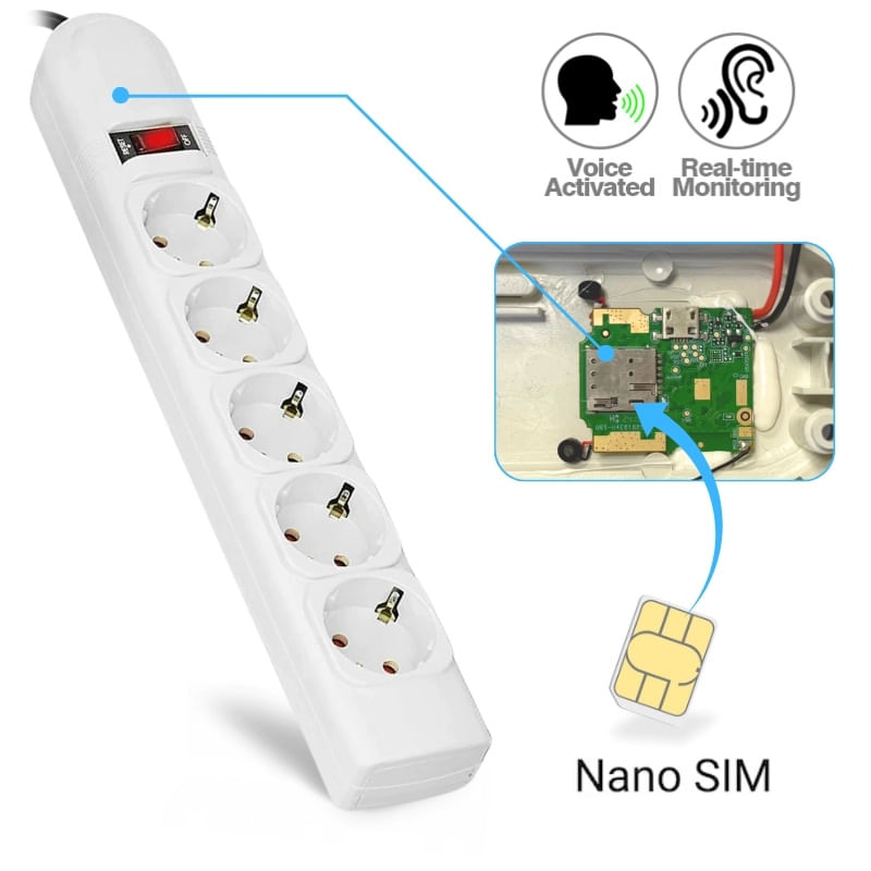 Laptop, Telefoane si Tablete - Wearables si gadgeturi - Gadgeturi - Dispozitive spionaj - Microfon Spion in Prelungitor, ascultare in timp real, activare vocala iUni PRL2+ - Infinity.ro
