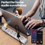 Laptop, Telefoane si Tablete - Wearables si gadgeturi - Gadgeturi - Dispozitive spionaj - Microfon Spion in Prelungitor, ascultare in timp real, activare vocala iUni PRL2+ - Infinity.ro