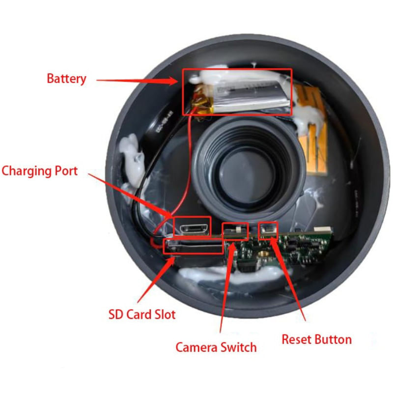 Laptop, Telefoane si Tablete - Wearables si gadgeturi - Gadgeturi - Dispozitive spionaj - Sticla cu Camera Spion iUni IP48, Wi-Fi, Full HD, Vizualizare Live pe telefon - Infinity.ro